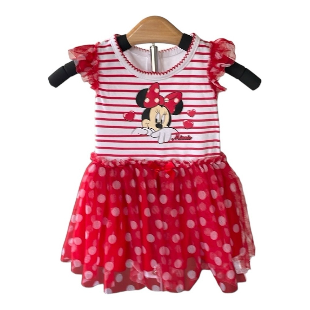 ♥️Disney♥️Minnie Red and White infant girs  Tutu size (12m)